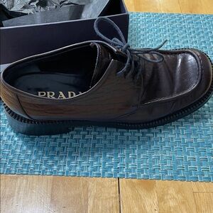 Prada Menswear Women Shoe Laceup